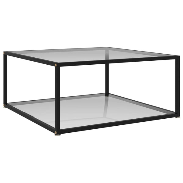 Couchtisch Transparent 80x80x35 cm Hartglas