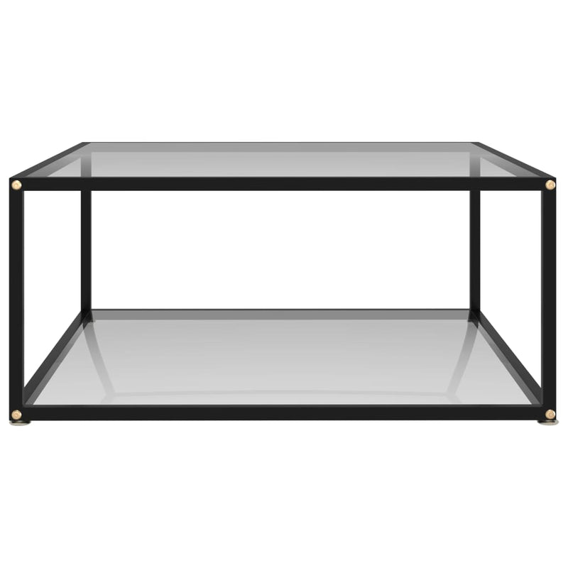 Couchtisch Transparent 80x80x35 cm Hartglas