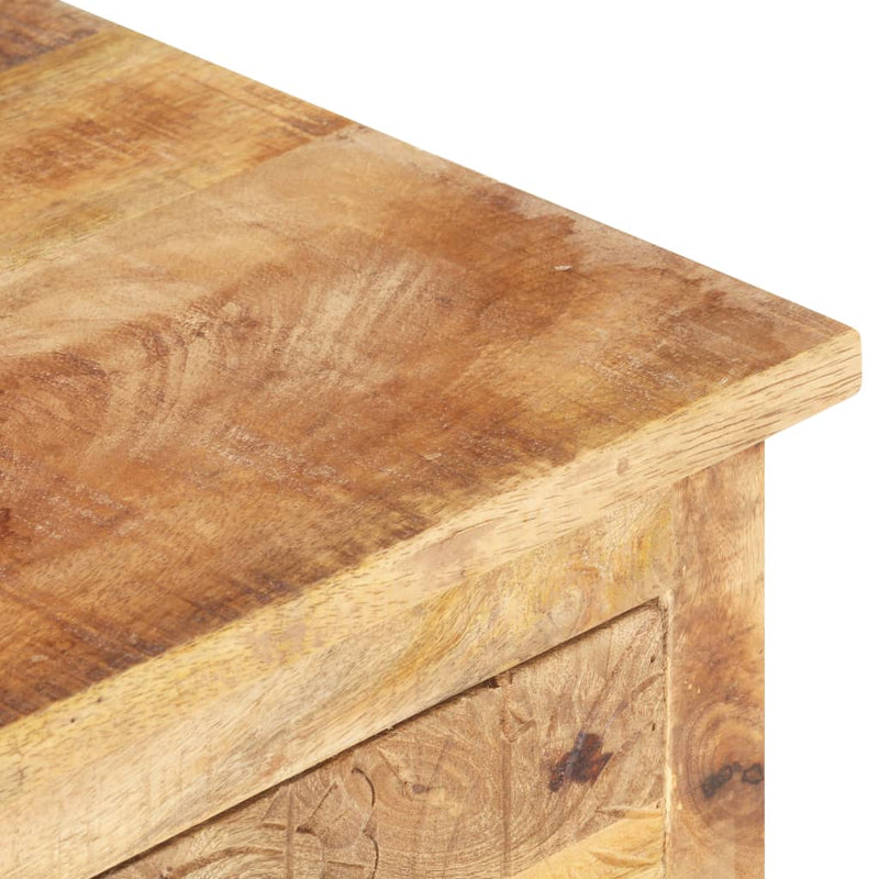 Couchtisch 100x55x40 cm Raues Mangoholz