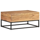 Couchtisch 90X60X40 Cm Massivholz Akazie