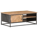Couchtisch 90X50X35 Cm Massivholz Akazie