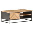 Couchtisch 90X50X35 Cm Massivholz Akazie
