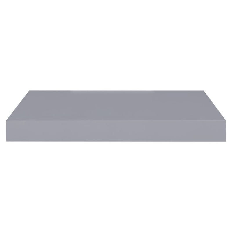 Schwebende Wandregale 2 Stk. Grau 40x23x3,8cm MDF