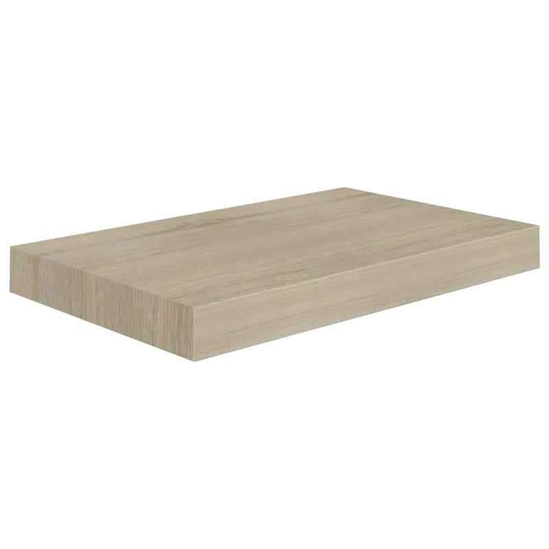 Schwebende Wandregale 2 Stk. Eichefarben 40x23x3,8cm MDF