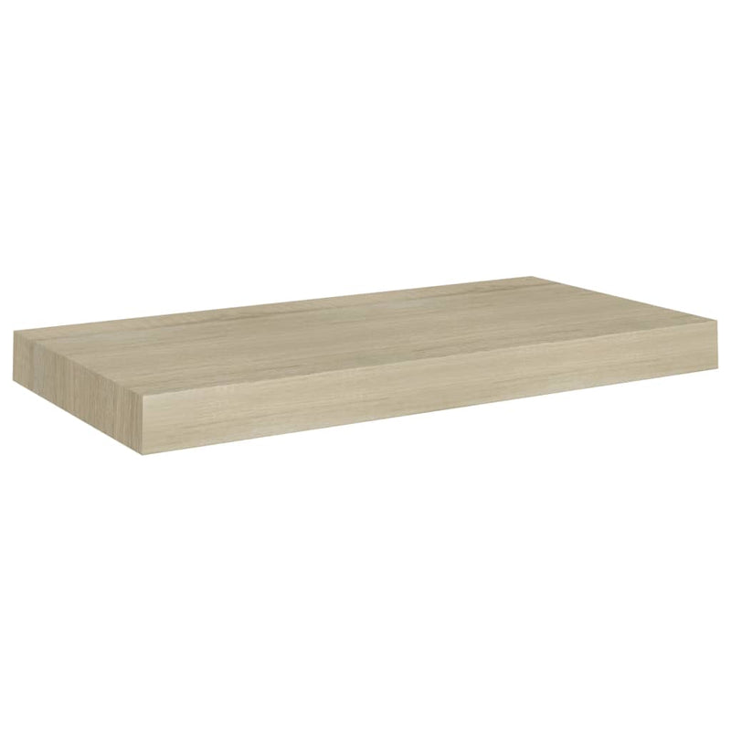 Schwebende Wandregale 4 Stk. Eichefarben 50x23x3,8cm MDF