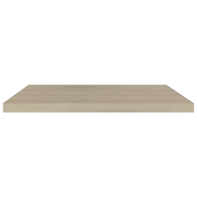 Schweberegal Eiche-Optik 80x23,5x3,8 cm MDF