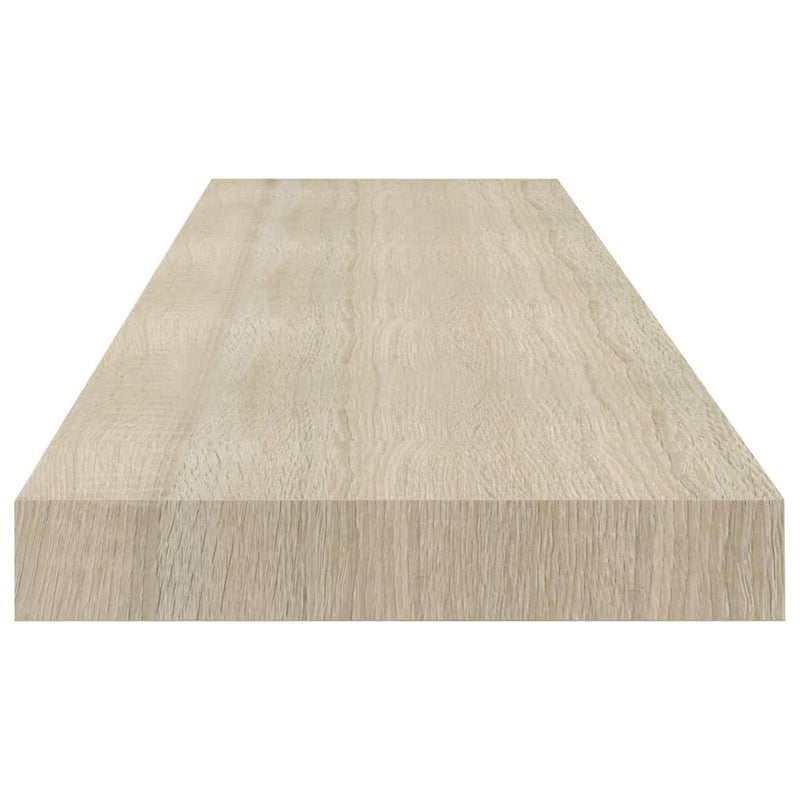 Schwebende Wandregale 4 Stk. Eichefarben 90x23,5x3,8 cm MDF