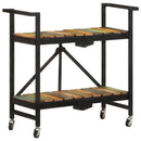 Küchenwagen 87X36X81 Cm Mango Massivholz