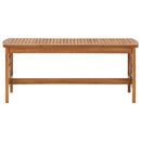 Couchtisch 102X50X43 Cm Massivholz Akazie
