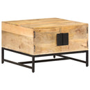Couchtisch 67X67X45 Cm Mango Massivholz