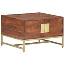 Couchtisch 67X67X45 Cm Mango Massivholz