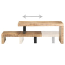 2-Tlg. Couchtisch-Set Massivholz Mango