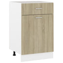 Unterschrank Sonoma-Eiche 40X44,5X81,5 Cm Holzwerkstoff Sonoma Eiche
