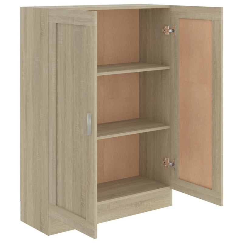 Bücherschrank Sonoma-Eiche 82,5x30,5x115 cm Holzwerkstoff