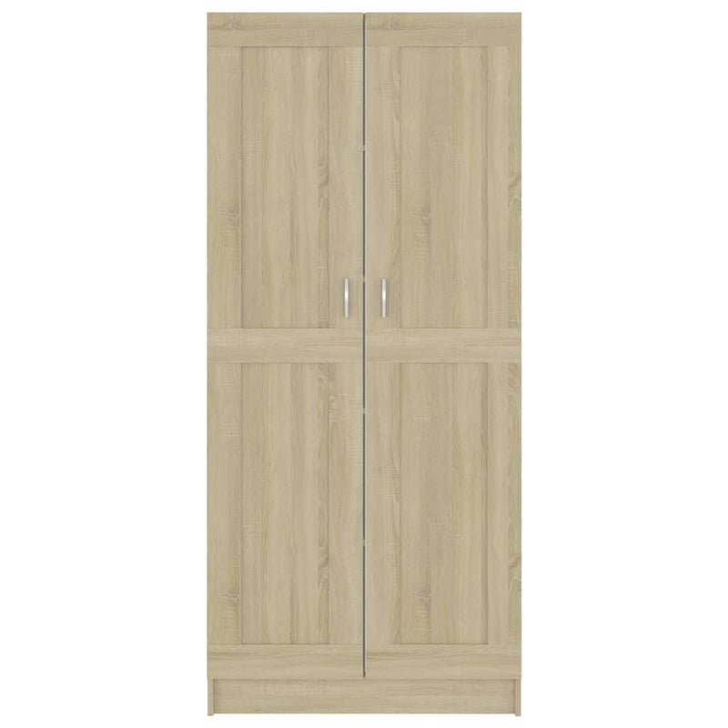 Bücherschrank Sonoma-Eiche 82,5x30,5x185,5 cm Holzwerkstoff