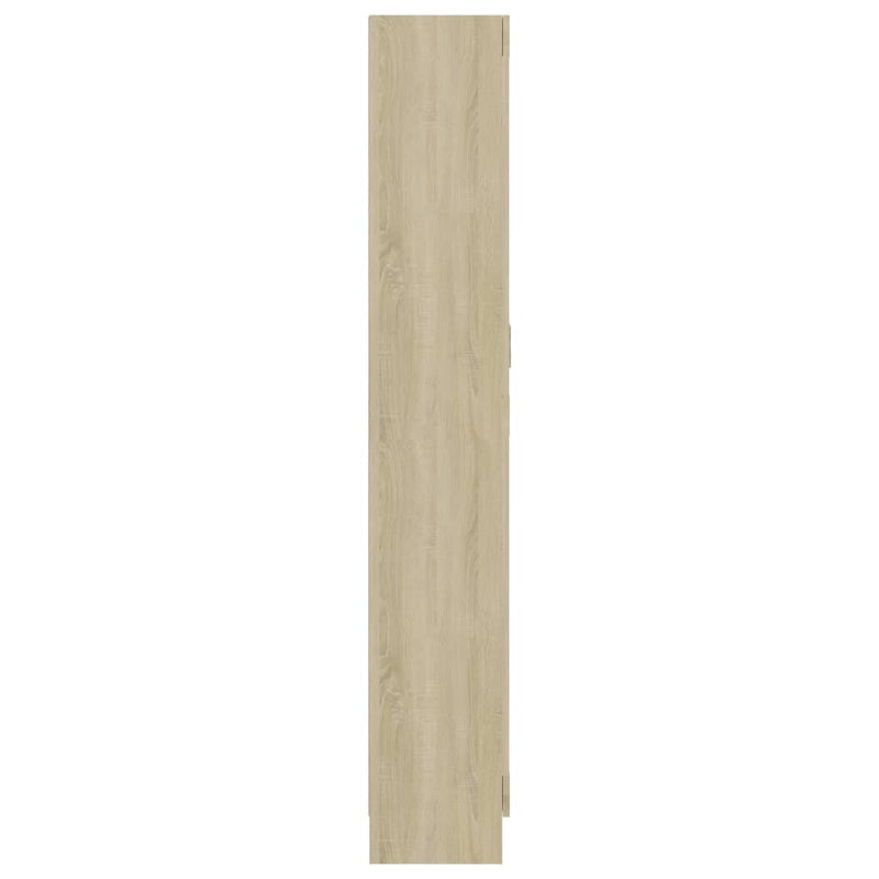 Bücherschrank Sonoma-Eiche 82,5x30,5x185,5 cm Holzwerkstoff