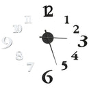 3D-Wanduhr Modernes Design 100 Cm Xxl