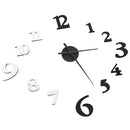 3D-Wanduhr Modernes Design 100 Cm Xxl