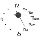 3D-Wanduhr Modernes Design 100 Cm Xxl
