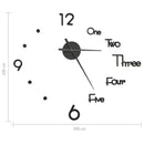 3D-Wanduhr Modernes Design 100 Cm Xxl
