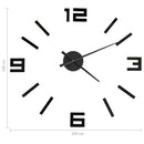 3D-Wanduhr Modernes Design 100 Cm Xxl