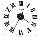 3D-Wanduhr Modernes Design 100 Cm Xxl