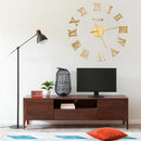 3D-Wanduhr Modernes Design 100 Cm Xxl