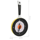 Wanduhr Mit Spiegelei-Pfannen-Design 18,8 Cm