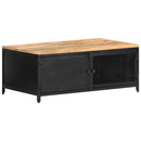 Couchtisch 90X50X37 Cm Raues Mango-Massivholz