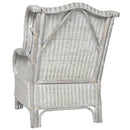 Sessel Mit Kissen Natürliches Rattan Und Leinen