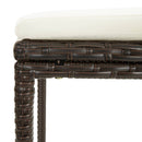 3-Tlg. Bar Set Poly Rattan