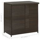 3-Tlg. Bar Set Poly Rattan