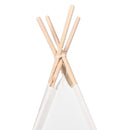 Kinder Tipi-Zelt Mit Tasche Pfirsichhaut 120X120X150 Cm