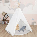 Kinder Tipi-Zelt Mit Tasche Pfirsichhaut 120X120X150 Cm