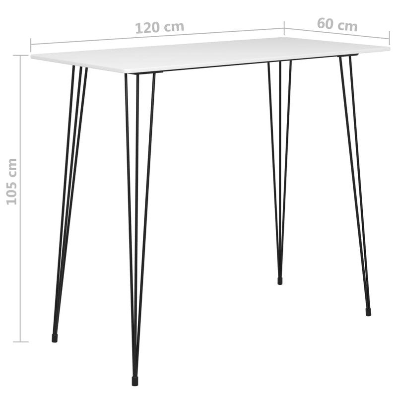 5-tlg. Bar-Set Weiß und Schwarz