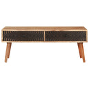 Couchtisch 100X50X39 Cm Massivholz Akazie