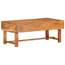 Couchtisch 100X50X40 Cm Massivholz Akazie