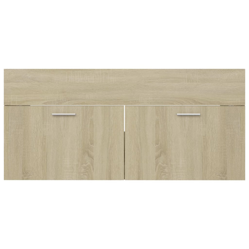 Waschbeckenunterschrank Sonoma-Eiche 100x38,5x46cm