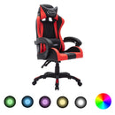 Gaming-Stuhl Mit Rgb Led-Leuchten Kunstleder