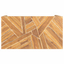 Couchtisch Erosion Teak Massivholz 110X35X38 Cm