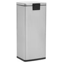 Mülleimer Mit Pedal Anti-Fingerabdruck 30 L N Edelstahl