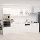 7-Tlg. Küchenschrank-Set -Optik Holzwerkstoff