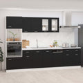 7-Tlg. Küchenschrank-Set -Optik Holzwerkstoff
