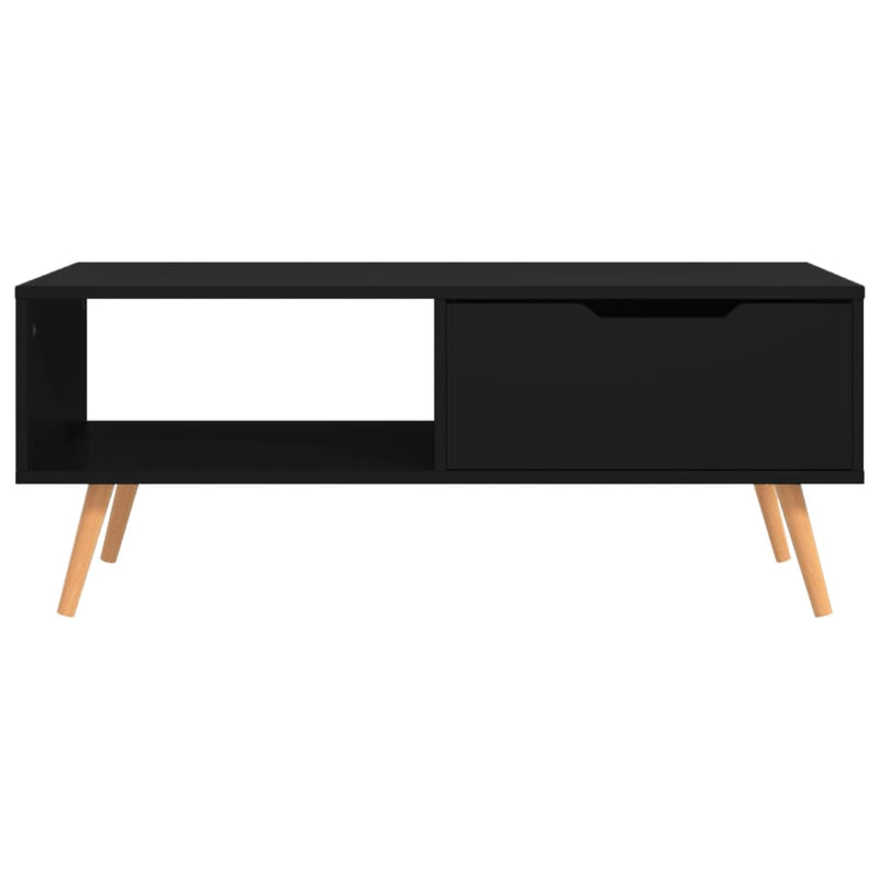 Couchtisch Schwarz 100x49,5x43 cm Holzwerkstoff