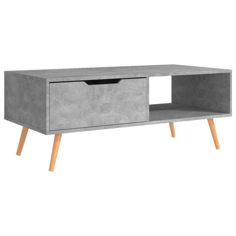 Couchtisch Betongrau 100x49,5x43 cm Holzwerkstoff