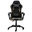 Gaming-Stuhl Schwarz Und Tarnmuster Kunstleder