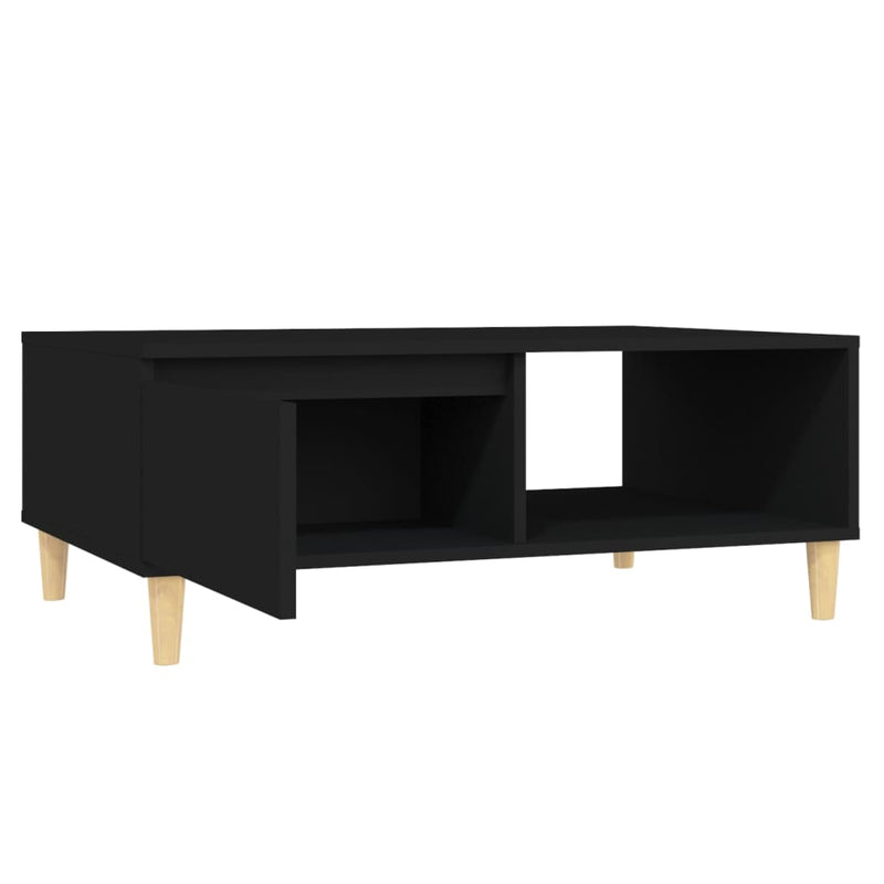 Couchtisch Schwarz 90x60x35 cm Holzwerkstoff