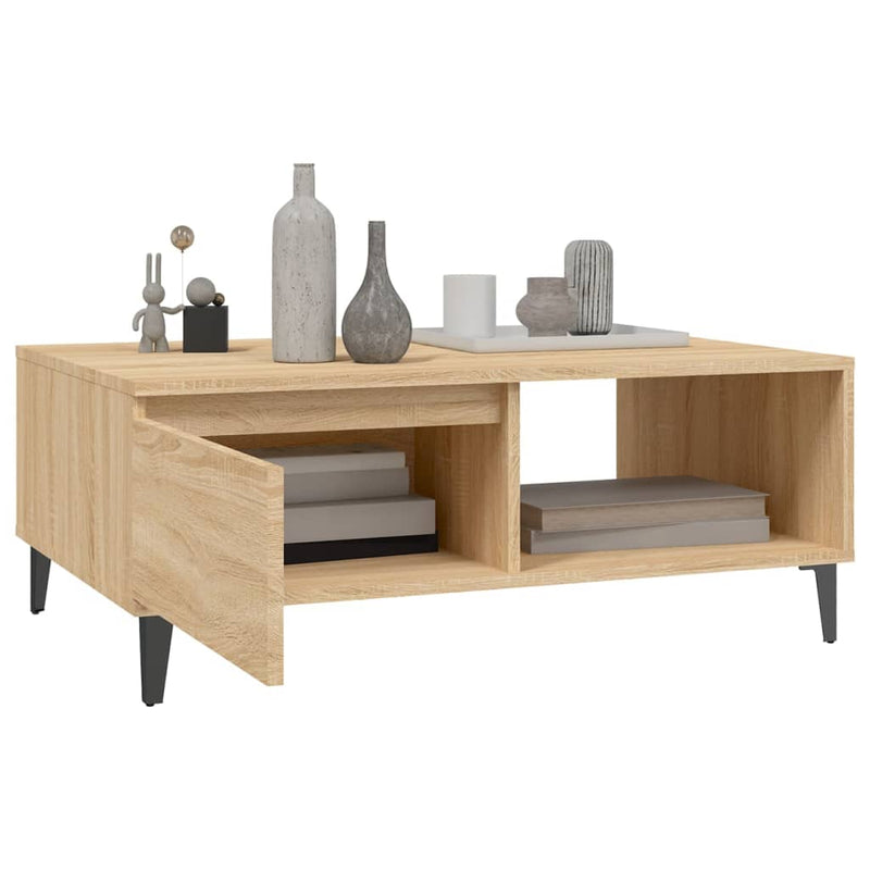 Couchtisch Sonoma-Eiche 90x60x35 cm Holzwerkstoff