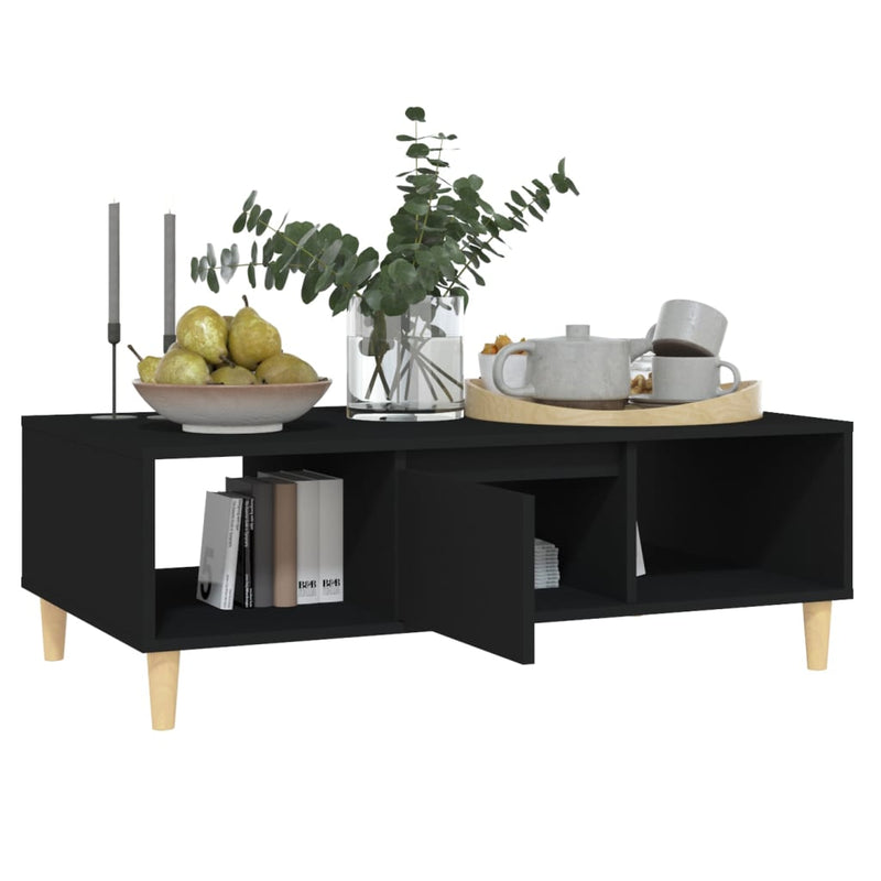 Couchtisch Schwarz 103,5x60x35 cm Holzwerkstoff