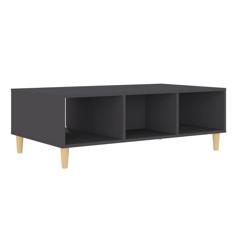 Couchtisch Grau 103,5x60x35 cm Holzwerkstoff